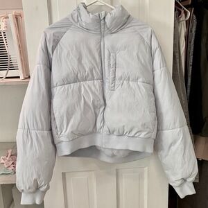Old Navy, Pale Ice Lavender, Puff Jacket, Size L